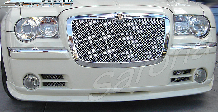 Custom Chrysler 300C Front Bumper Add-on  Sedan Front Lip/Splitter (2005 - 2010) - $325.00 (Part #CR-002-FA)